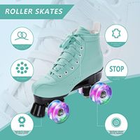 Nouveaux patins à roulettes quad lumineux unisexes pour femmes, hommes et adultes