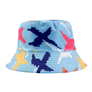 Gloednieuw Product Patroonprint Designer Bucket Hat Unieke Tie Dye Bucket Hat Cool Emmer Hoeden Van Hoge Kwaliteit