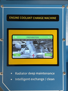 Machine de <span class=keywords><strong>changement</strong></span> de <span class=keywords><strong>liquide</strong></span> de <span class=keywords><strong>refroidissement</strong></span> moteur à haute efficacité, équipement automatique de rinçage de radiateur en métal pour l'entretien des voitures - Product Image 2