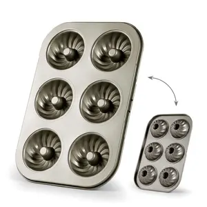 Hot selling Non Stick Cup Cake Muffin Tray 4 6 12 24 cup Muffin Baking Pan Custom Shaped Bakery