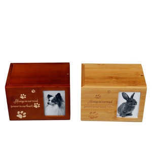 Nouvelle Offre Exceptionnelle : Urne Funéraire de Luxe <span class=keywords><strong>pour</strong></span> Animaux de Compagnie, en Bois de Bambou, avec Gravure Laser, <span class=keywords><strong>pour</strong></span> Cendres de Chiens et de Chats - Product Image 2