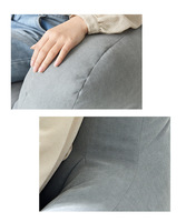 IStapromo Geschenke Weicher Sitzsackbezug für Schlafzimmer, Faulenzer-Sofa, Wohnzimmerstuhl, Lässiger Stil, Niedlicher Einsitzer-Sessel mit Rückenlehne