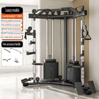 Máquina de Gimnasio Comercial Cheongar Steel: Cable Crossover, Smith Machine, Power Cage y Bird Gantry para Uso en Interiores y en Casa