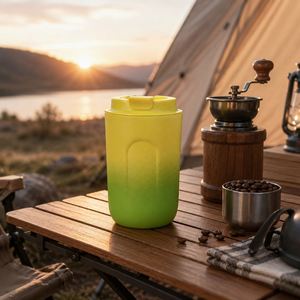 Gobelet isotherme en acier inoxydable personnalisé avec logo, 220 ml, 380 ml, tasse de voyage portable, thermos d'extérieur avec couvercle - Product Image 2