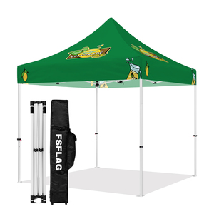 Chất lượng cao 10 * 10ft chanh theo chủ đề pop-up quảng cáo Lều kỹ thuật số in ấn đồ họa ngoài trời thương mại sử dụng khung nhôm - Product Image 1