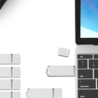 Clé USB personnalisée avec logo, 64 Mo, 128 Mo, 256 Mo, 512 Mo, 1 Go, USB 2.0, pour les startups, cadeau promotionnel, emballage personnalisé
