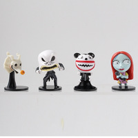 8 PIÈCES/ENSEMBLE Figurines The Nightmare Before Christmas Nouveauté transfrontalière Halloween Shrek Citrouille Décorations de voiture de Noël Ornements