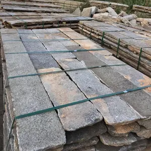 Reclaimed antike granit gestockt stein fertiger