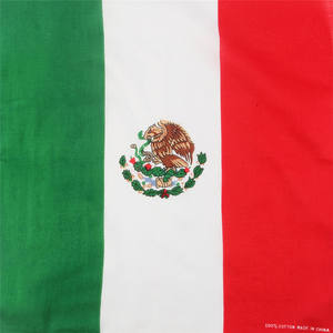 Listo para enviar animando fans algodón banderas nacionales impreso pañuelo personalizado Bandana bandera italiana - Product Image 5