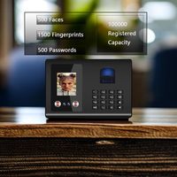 FA01 - Reloj Biométrico de Reconocimiento Facial y Huella Dactilar para el Control de Asistencia de Empleados, Máquina de Registro de Horas