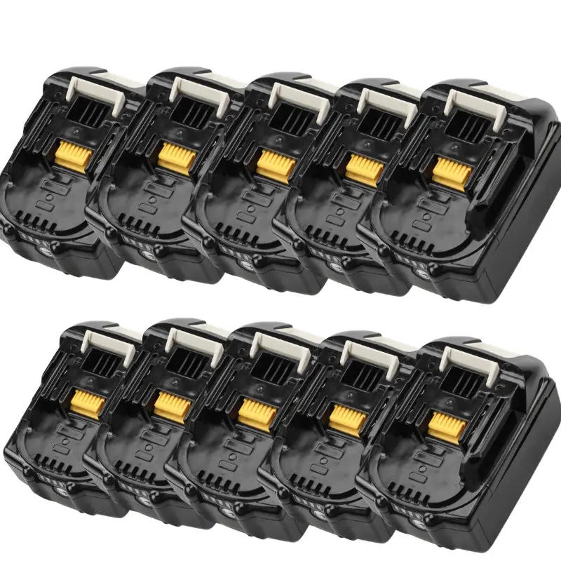 10pcs BL1860B 18V 6.0Ah Para Makitas ferramentas eléctricas sem fio Bateria