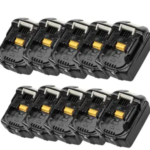 10 Uds BL1860B 18V 4.0Ah 5.0Ah 6.0Ah para batería de herramientas eléctricas inalámbricas Makitas