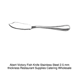 Cuchillo para Pescado Abert Victory de Acero Inoxidable, Grosor de 2.5 mm, Suministros para Restaurantes, Venta al por Mayor para Catering - Product Image 2