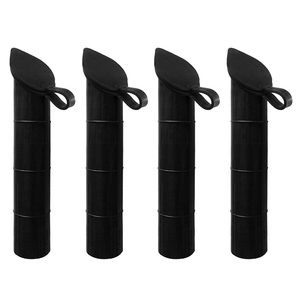 Supporto per canna da pesca usato in 4 pezzi con rivestimento in gomma per tubo a manica interna angolazione di 30 gradi - Product Image 3