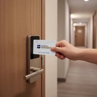 Carte PVC RFID NFC personnalisable avec code QR F08 D43/41 S50/S70 1/4K, étanche, intelligente, pour entreprise, hôtel, carte de membre, accès