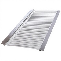 Protection de gouttière en aluminium sur mesure de 5 pouces avec grille en acier pour drainage et protection contre les feuilles