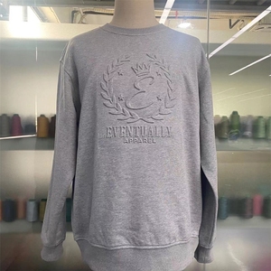 Camiseta de Alta Calidad 100% Algodón para Hombre, Talla Grande, Cuello Redondo, Personalizada con Logotipo en Relieve 3D, Diseño Sólido - Product Image 5