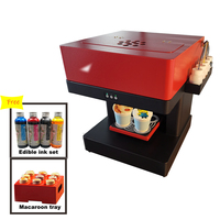 Machine à café imprimante CISS 4 tasses 2021 pour aliments, café, gâteaux, biscuits, cappuccino, macarons, impression de café selfie
