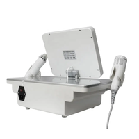 Máquina Portátil de Microdermoabrasión de Alta Frecuencia Dorada con Martillo de Hielo, Máquina Antienvejecimiento para Suavizar y Reafirmar el Rostro
