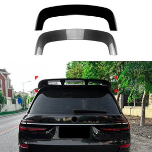 Bmw X7 G07 2019+ Rear Spoiler Piano <b>Black</b> Carbon Fiber Texture Abs Material <b>Trunk</b> Wing Exterior Modification - Product Image 1