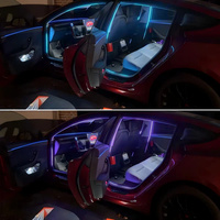 Éclairage d'ambiance LED pour portières, contrôlé par application intelligente, pour Tesla Model 3 Highland et Model Y Juniper