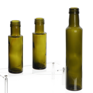 Bottiglie Vuote all'Ingrosso da 100ml/250ml/500ml/750ml/1000ml Quadrate e Rotonde per Olio da Cucina e Olio d'Oliva con Tappo in Metallo - Product Image 1