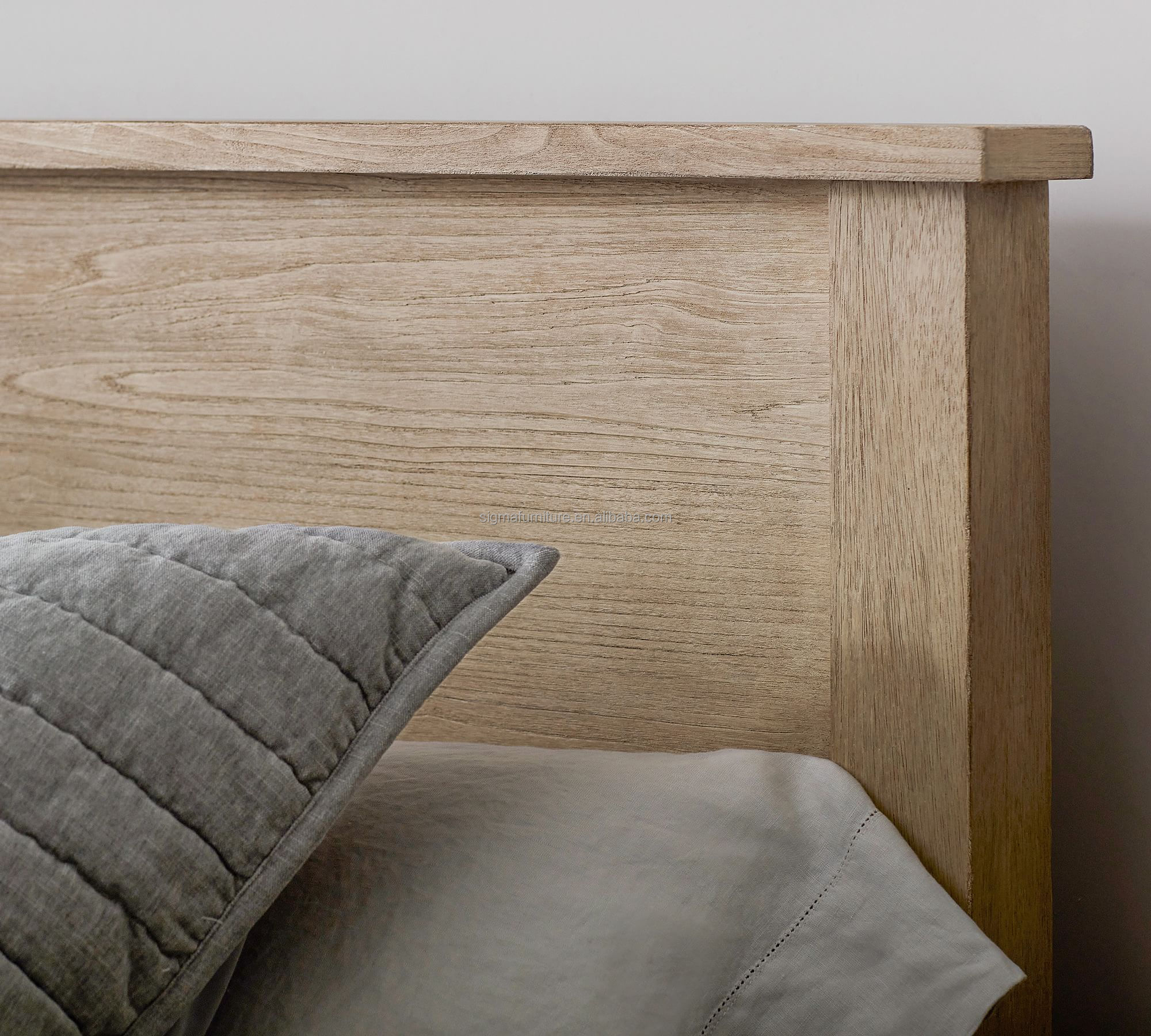 Heavy duty Sumatra style modern solid wooden bunk sleeping bed living room