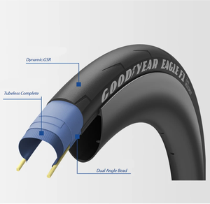 Neumático Goodyear Eagle F1 para Bicicleta de Carretera Tubeless 700x25 28 30 32C Plegable Antipinchazos para Gravel y Ciclismo - Product Image 5