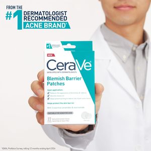 แผ่นปิดสิวไฮโดรคอลลอยด์ทรงกลมสำหรับรักษาสิวบนใบหน้า ด้วยเซราไมด์และไนอะซินาไมด์ ช่วยดูดซับน้ำมันและควบคุมจุดด่างดำ - Product Image 4