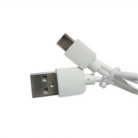 Câble de charge rapide USB Micro V8 vers USB 2A de 30 cm (OD3.8) pour téléphone portable, lecteur MP3/MP4, écouteurs – Direct Usine