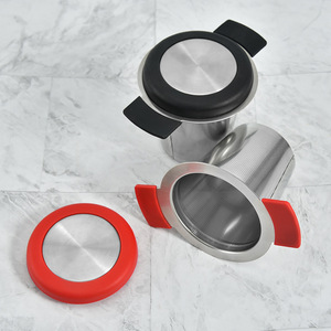 Infusore per Tè in Acciaio Inox a Maglia Fine, Riutilizzabile, per Tè Sfuso e Caffè - Product Image 1