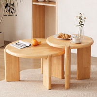 Table basse moderne en bois massif, fabriquée en usine, prix avantageux, personnalisable, livraison directe, couleur et taille personnalisables, écologique, pour la maison