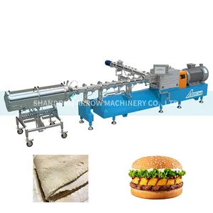 Pea Protein Meat Anologue Make Machine/beef Beyond Meat Substitute Production Line/hamburg Protein Meat Chunk Machinery