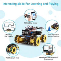 Kit de Iniciación de Robótica para Niños, Juguete Educativo de Programación DIY, Aprendizaje de Codificación, Control por Voz, Compatible con Arduino