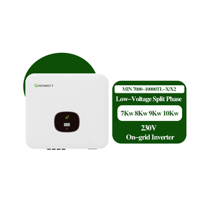 Inversores Monofásicos <span class=keywords><strong>Growatt</strong></span> 220v/230V <span class=keywords><strong>MIN</strong></span> 7000-<span class=keywords><strong>10000TL</strong></span>-<span class=keywords><strong>X</strong></span>/X2 de 7kw, 8kw, 9kw y 10kw con 2 MPPTs para Conexión a Red - Product Image 2