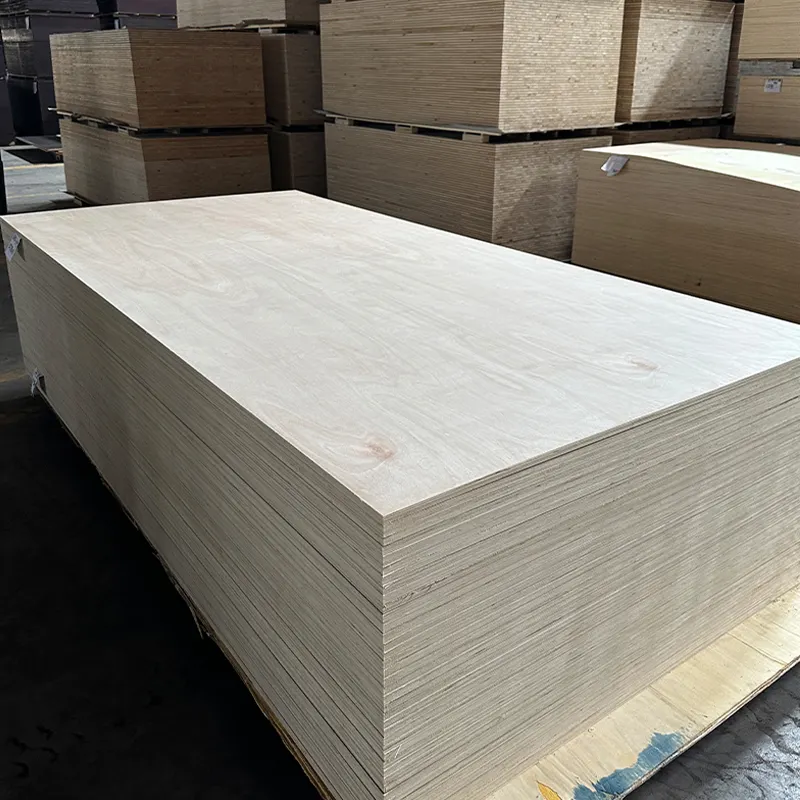 3000X1500 Mm 25Mm 9Mm Eucalyptus Hout Fineer Gelamineerd Commercieel Multiplex