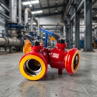 Vanne en Y à clapet en aluminium 6061 Volla, 2 voies, pour tuyau d'incendie, avec manomètre 2,5 MPa, haute pression et débit stabilisé
