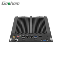PC Industrial Compacto Integrado Avanzado y Silencioso sin Ventilador con Intel J1900/i3/i5/i7 Windows/Linux Múltiples Puertos Seriales - En Stock