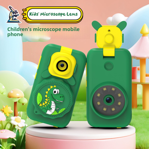 Microscopio de Juguete para Niños con Lente Giratoria HD de 1200x, 4 Láminas, con Pantalla, para Ver Bacterias, Accesorio de Juguete - Product Image 6