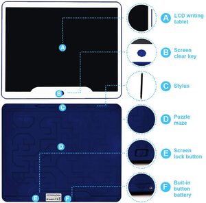 15 Pulgadas Tableta Gráfica, Tablets de Escritura LCD, Portátil Tableta de <span class=keywords><strong>Dibujo</strong></span>, Adecuada para el hogar, Escuela, Oficina - Product Image 3