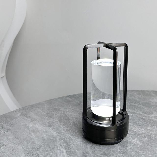 Modern Rechargeable Aluminum Hotel bar Living Room Reading Decoration Led Charger Wireless Control Led Night Light Desk Lamp