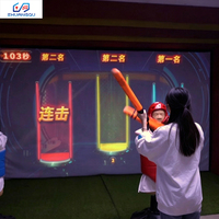 Machines d'arcade de boxe intérieures Sqarcade avec projection d'entraînement, jeux interactifs de boxe en réalité augmentée, simulateur de boxe, équipement de jeu à louer