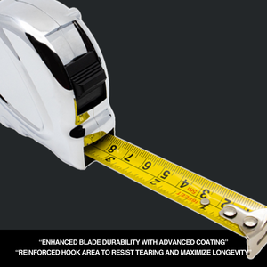 Professional 5m <b>Tape</b> <b>Measure</b> with Auto Lock and Chrome Finish for Construction and Interior Design - Product Image 4