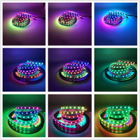 Bande LED RGB adressable Dream Chasing Color IP20 IP65 IP67 24V WS2811 1903 en cuivre pour usage hôtelier