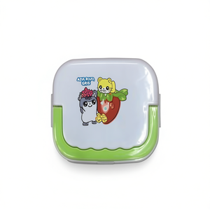 Porta Pranzo per Bambini Azul Rojo Gris, Grande e Quadrato in Materiale PP, per Fascia d'Età 2-4 Anni - Product Image 1