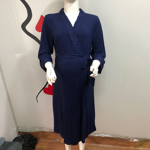<strong>Maternity</strong> <strong>Pajamas</strong> Pregnant Women Lounge Wear Breastfeeding Wrap Dress <strong>Hospital</strong> Nursing Robe Plus Size Soft Fabric - Product Image 5