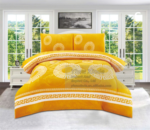 Conjuntos de Manta Borrego de 3 uds personalizados, juegos de edredón de terciopelo cálido de tamaño king para invierno, manta Sherpa Borrego de 3 uds - Product Image 3