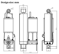 Nouvel ensemble de trim et de tilt hydraulique de remplacement pour moteurs hors-bord Mercury 8M0055011/893517T01, pour moteurs essence 4 temps de 30 à 60 CV