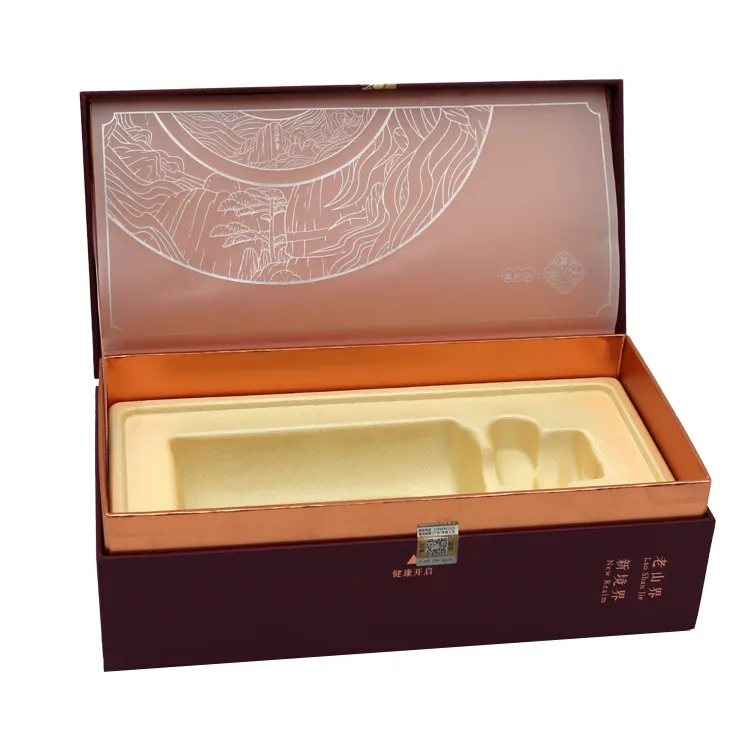 Custom cardboard leatherette paper luxury magnetic lid single red wine bottle gift packaging box with foam insert