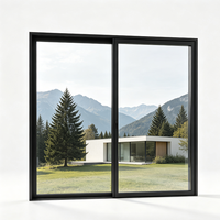 Fenêtre à battant en acier série 70, luxe, villa, rupture de pont thermique, insonorisée, verre Low-E certifié NFRC, haut de gamme UE/US, pour salle de bain et chambre